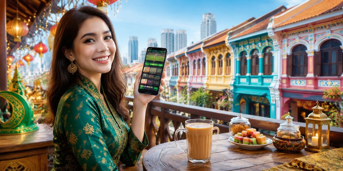 Pengguna menggunakan kawalan diri pada platform mudah alih 100judi di Penang